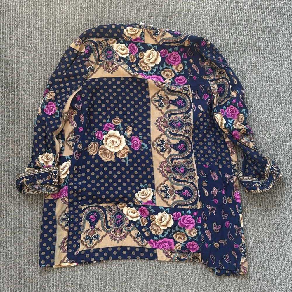 Vintage Lady Carol floral jacket